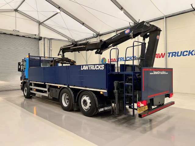 Scania P280 6×2 Rear Lift Dropside Brick Grab