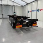 Dennison Tri Axle Sliding Skeletal Trailer BPW - thumbnail