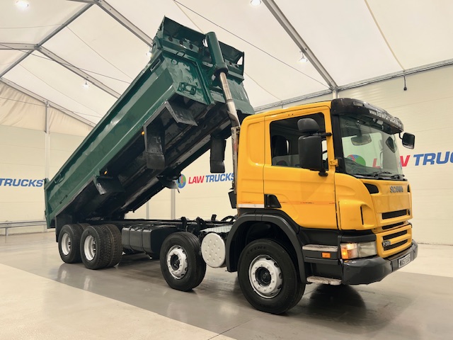 Scania P380 8×4 Day Cab Steel Tipper Manual