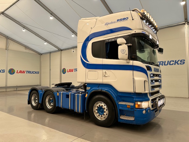 Scania R580 6×2 10 Tyre Rear Lift Tractor Unit PTO