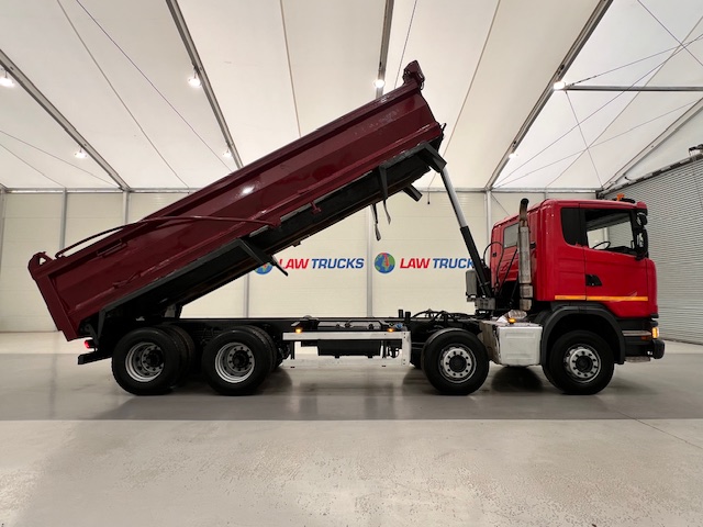 Scania G410 8×4 Rest Cab Steel Tipper