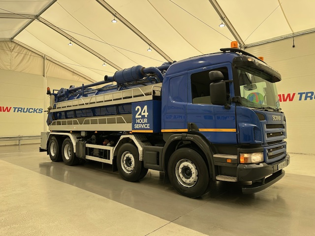 Scania P420 8×4 Sleeper Cab Vacuum Tanker