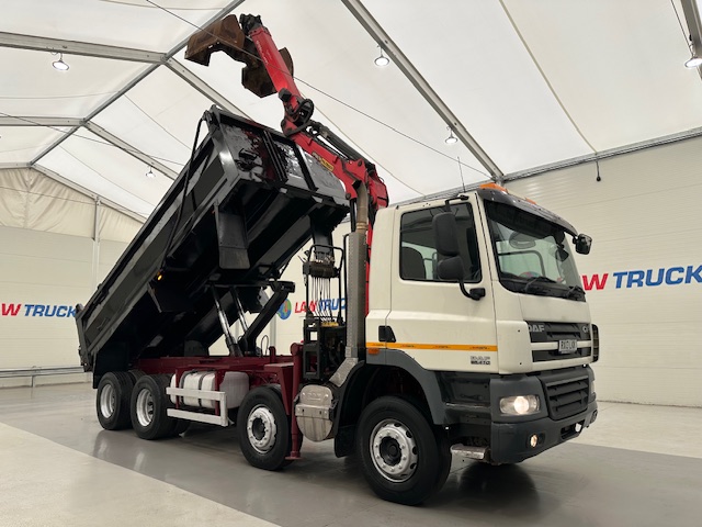 DAF CF85 410 8×4 Day Cab Steel Tipper Grab
