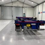 Dennison Tri Axle Sliding Skeletal Trailer BPW - thumbnail