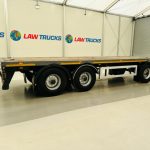 Fruehauf  Tri Axle Flatbed Drawbar Trailer - thumbnail