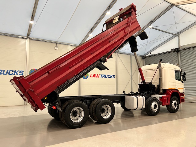 Scania P400 8×4 Sleeper Cab Steel Tipper