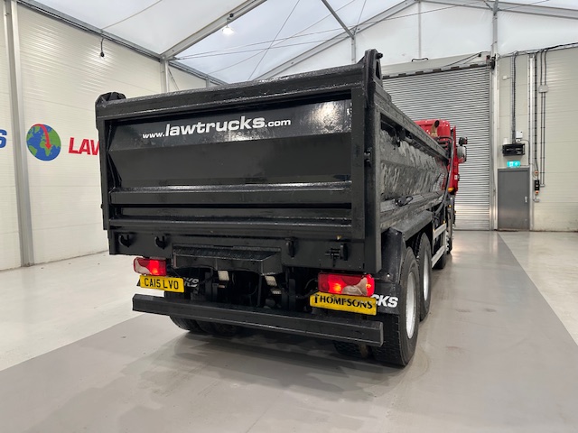Scania G410 8×4 Sleeper Cab Steel Tipper