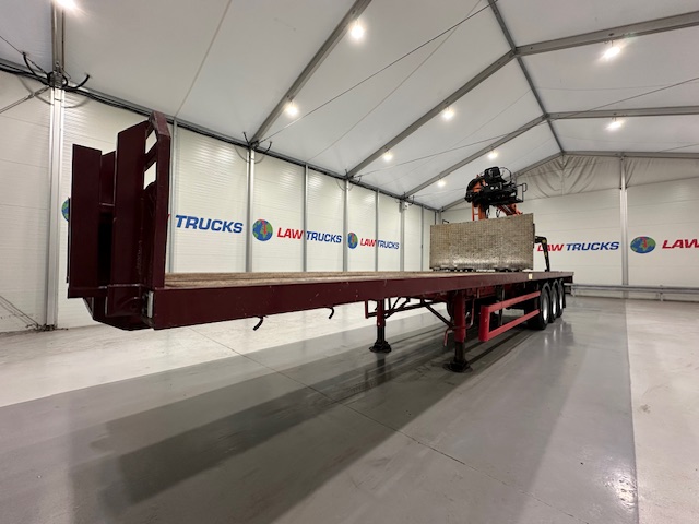 Montracon Tri Axle Flatbed Brick Grab Trailer