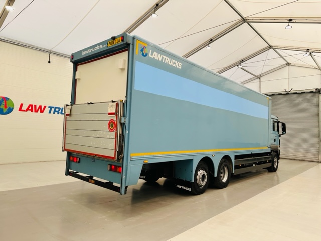 MAN TGS 26.360 6×2 Sleeper Cab Box Van