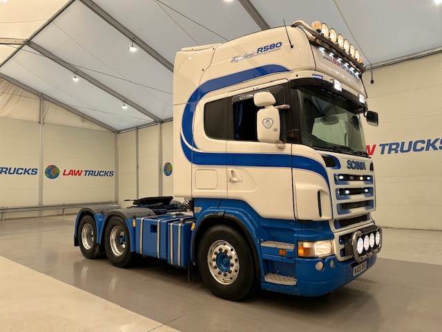 Scania R580 6×2 10 Tyre Rear Lift Tractor Unit PTO
