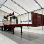 Corus Tri Axle Flatbed Brick Grab Trailer - thumbnail