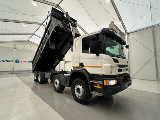 Scania P360 8×4 Rest Cab Steel Tipper