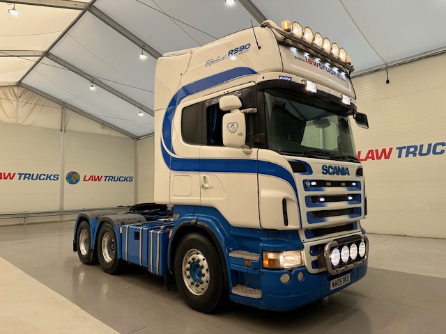 Scania R580 6×2 10 Tyre Rear Lift Tractor Unit PTO
