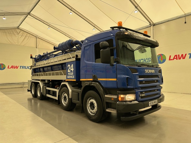 Scania P420 8×4 Sleeper Cab Vacuum Tanker