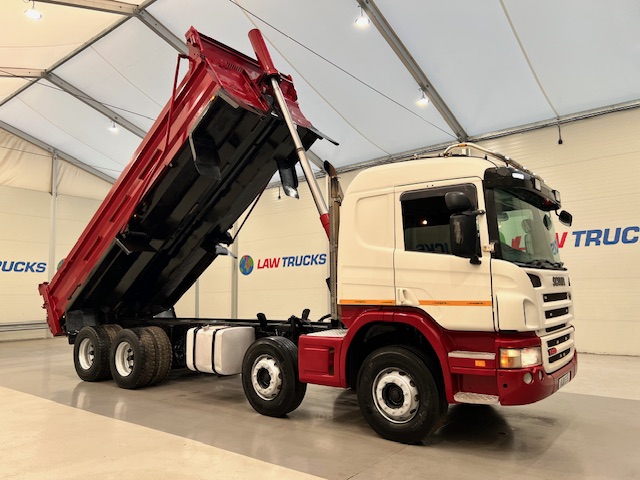 Scania P400 8×4 Sleeper Cab Steel Tipper