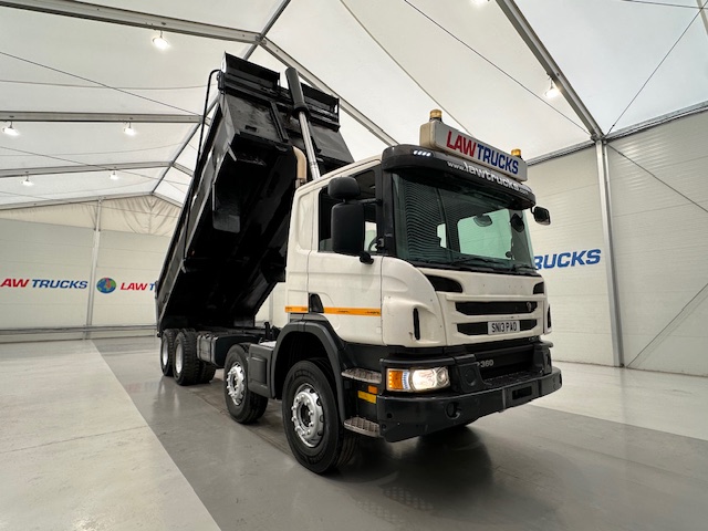 Scania P360 8×4 Rest Cab Steel Tipper