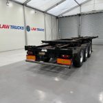 Dennison Tri Axle Sliding Skeletal Trailer BPW - thumbnail