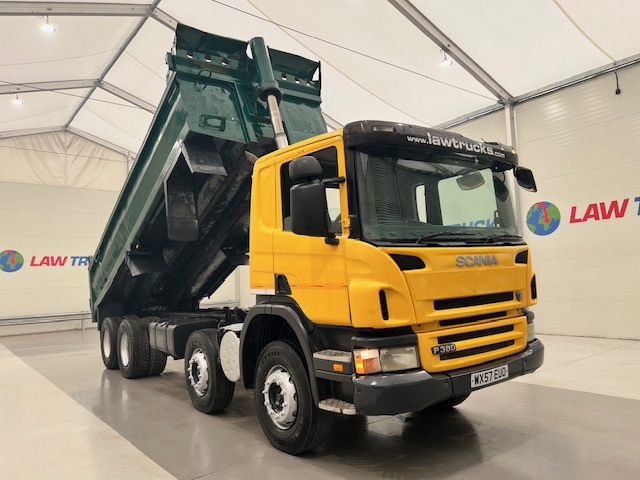 Scania P380 8×4 Day Cab Steel Tipper Manual