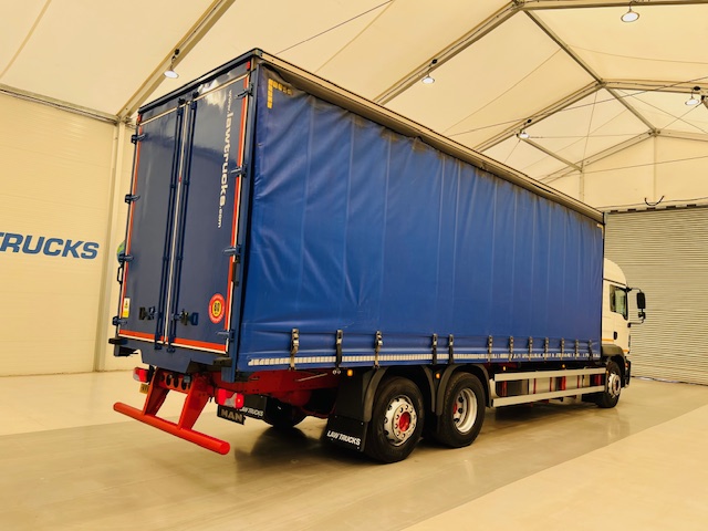 MAN TGS 26.340 6×2 Rear Steer Curtainsider