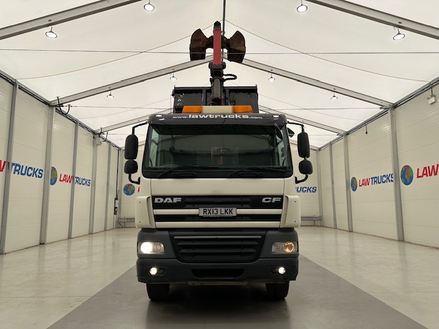 DAF CF85 410 8×4 Day Cab Steel Tipper Grab