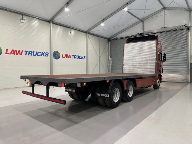 Scania R420 6×2 10 Tyre Rear Lift Flatbed Manual