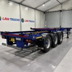 Dennison Tri Axle Sliding Skeletal Trailer BPW - thumbnail