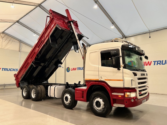 Scania P400 8×4 Sleeper Cab Steel Tipper