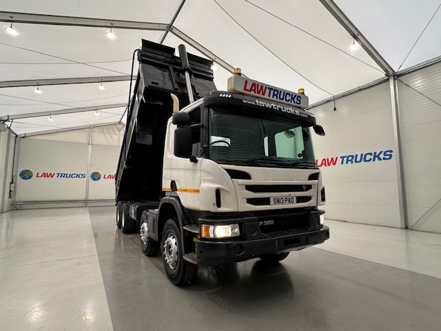 Scania P360 8×4 Rest Cab Steel Tipper