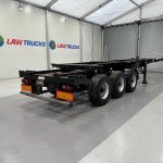 Dennison Tri Axle Sliding Skeletal Trailer BPW - thumbnail