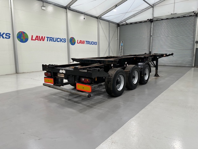 Dennison Tri Axle Sliding Skeletal Trailer BPW