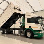 Scania P270 10 Tyre Day Cab Bulk Tipper with Crane - thumbnail