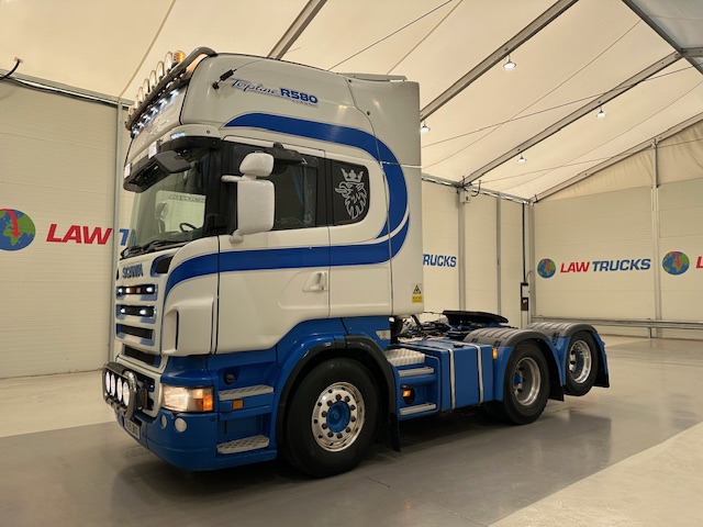 Scania R580 6×2 10 Tyre Rear Lift Tractor Unit PTO
