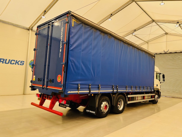 MAN TGS 26.340 6×2 Rear Steer Curtainsider