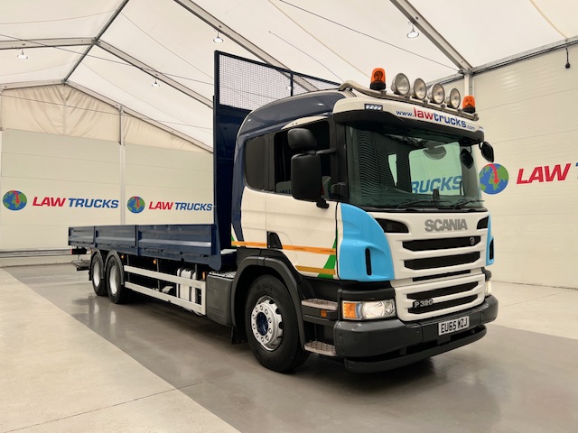 Scania P320 6×2 10 Tyre Sleeper Cab Dropside