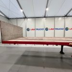 Corus Tri Axle Flatbed Brick Grab Trailer - thumbnail