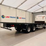 Scania R420 10 Tyre Rear Lift Flatbed - thumbnail