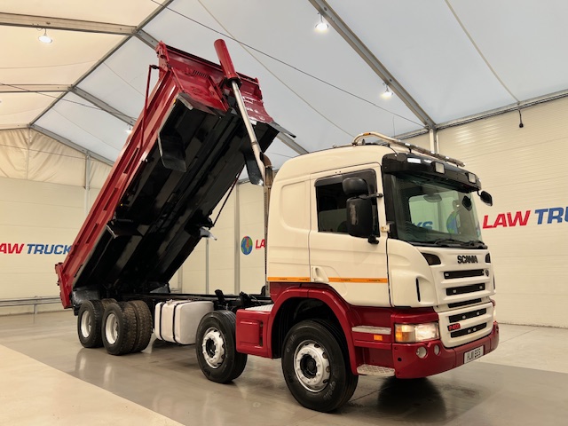 Scania P400 8×4 Sleeper Cab Steel Tipper