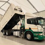 Scania P270 10 Tyre Day Cab Bulk Tipper with Crane - thumbnail