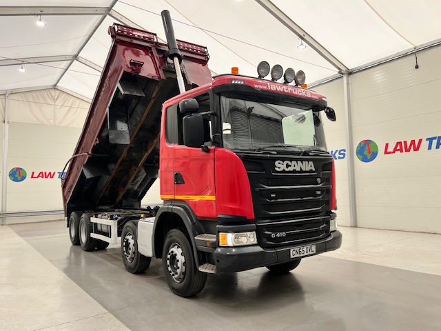 Scania G410 8×4 Rest Cab Steel Tipper