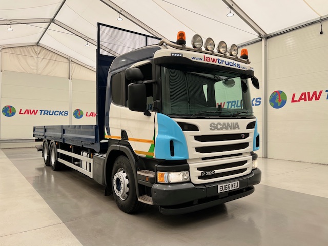 Scania P320 6×2 10 Tyre Sleeper Cab Dropside