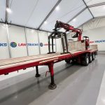 Corus Tri Axle Flatbed Brick Grab Trailer - thumbnail