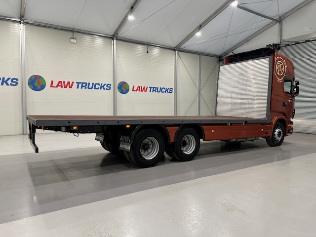 Scania R420 6×2 10 Tyre Rear Lift Flatbed Manual