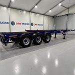 Dennison Tri Axle Sliding Skeletal Trailer BPW - thumbnail
