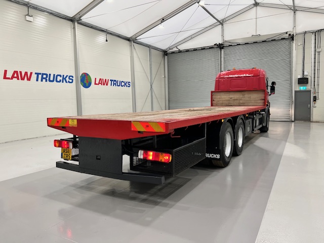 Scania P320 6×2 10 Tyre Rear Lift Flatbed