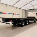 Scania R420 10 Tyre Rear Lift Flatbed - thumbnail