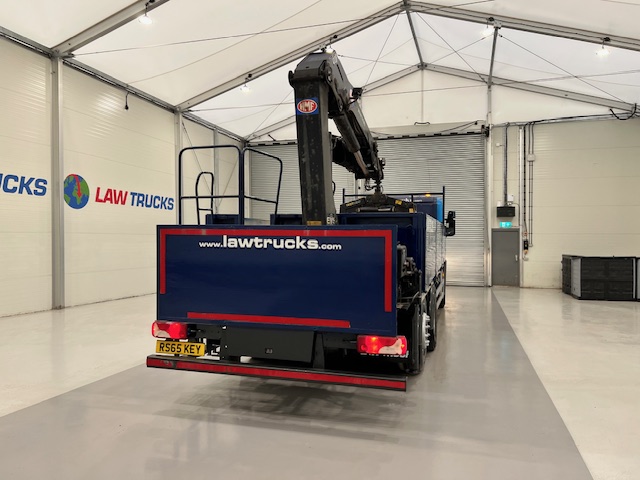 Scania P280 6×2 Rear Lift Dropside Brick Grab