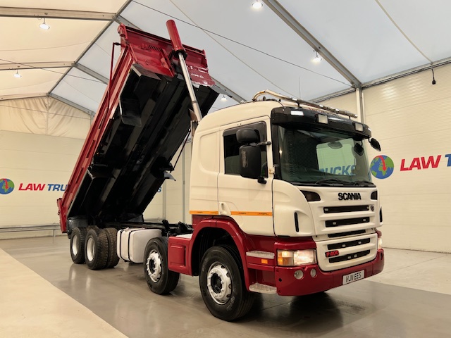 Scania P400 8×4 Sleeper Cab Steel Tipper