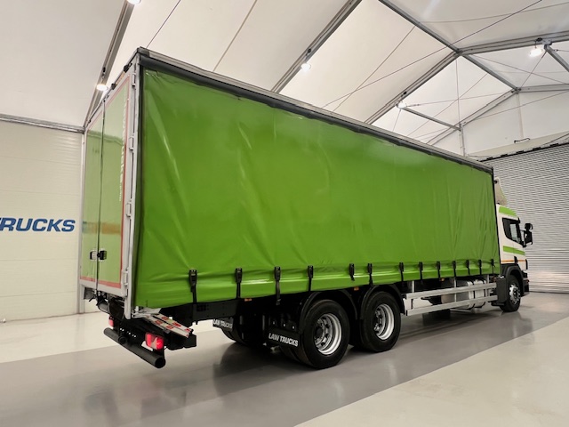 Scania P280 6×2 10 Tyre Rear Lift Curtainsider
