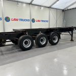 Dennison Tri Axle Sliding Skeletal Trailer BPW - thumbnail