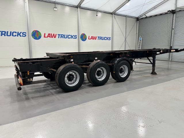 Dennison Tri Axle Sliding Skeletal Trailer BPW